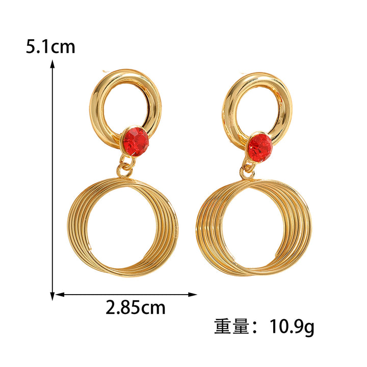 Women's earrings with elegant spiral design Nin Boutique