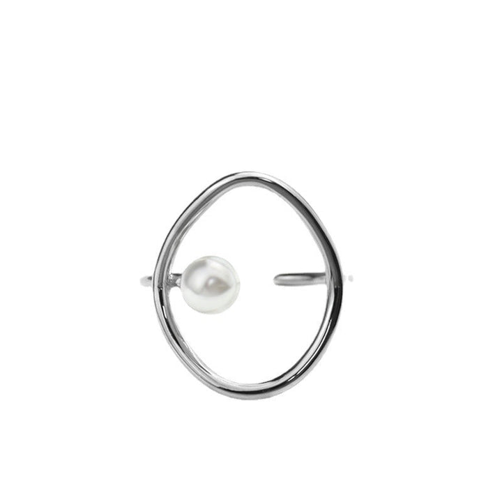 Ladies Open Ring with Unique Pearl Design Nin Boutique