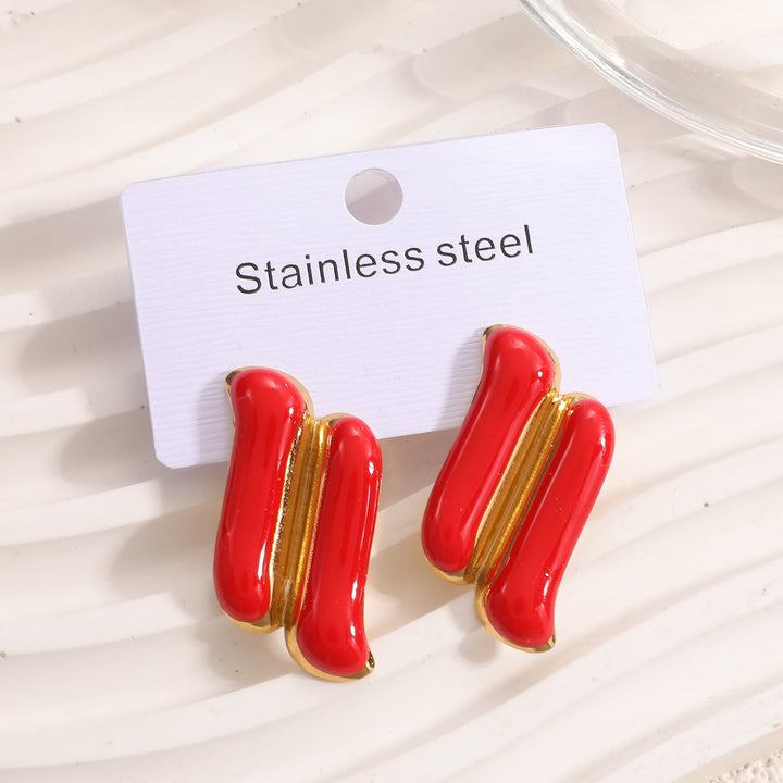 Women's earrings in modern, artistic design Nin Boutique
