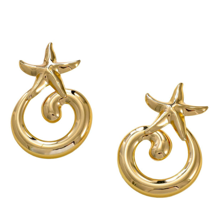 Women’s earrings in modern, sculptural design Nin Boutique