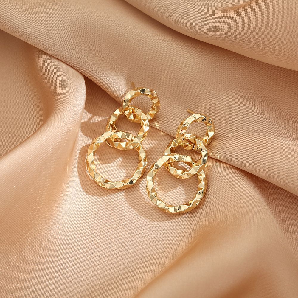 Women's earrings with layered star design Nin Boutique