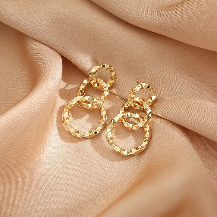 Women's earrings with layered star design Nin Boutique