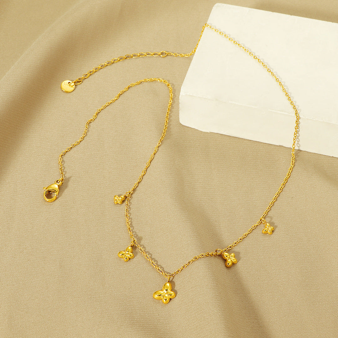 Women Flower Charm Ankle Bracelet Nin Boutique
