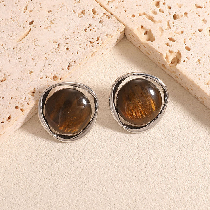 Women's earrings with intricate design and high-quality semi-precious stone Nin Boutique