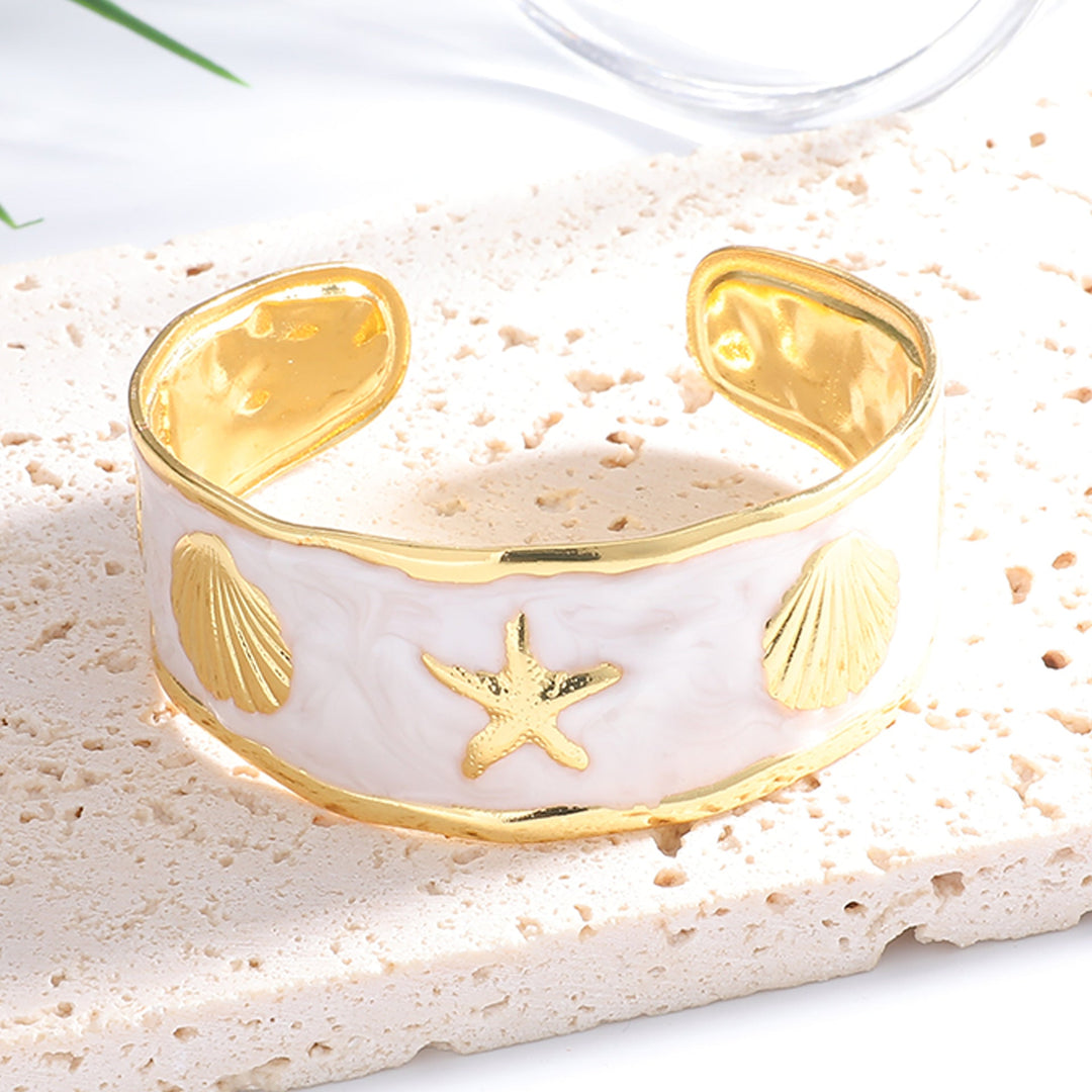 Women’s bracelet with maritime shell and starfish design Nin Boutique
