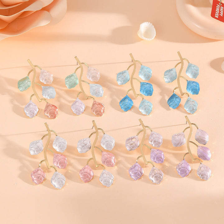 Women's earrings with floral petals and high-quality finish Nin Boutique