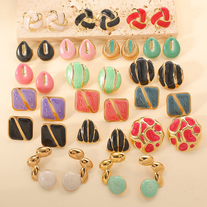 Ladies earrings in elegant shell design Nin Boutique 1784077119