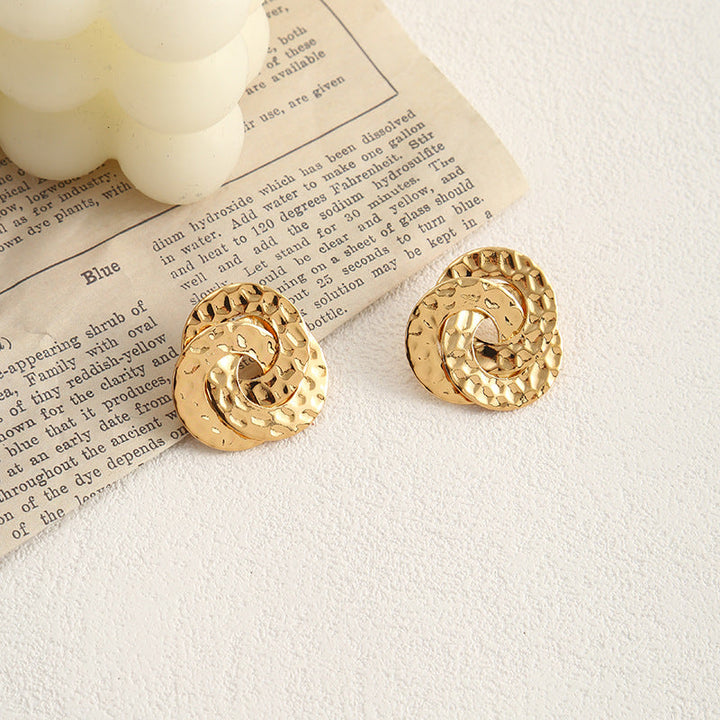 Ladies earrings with elaborate fan design Nin Boutique