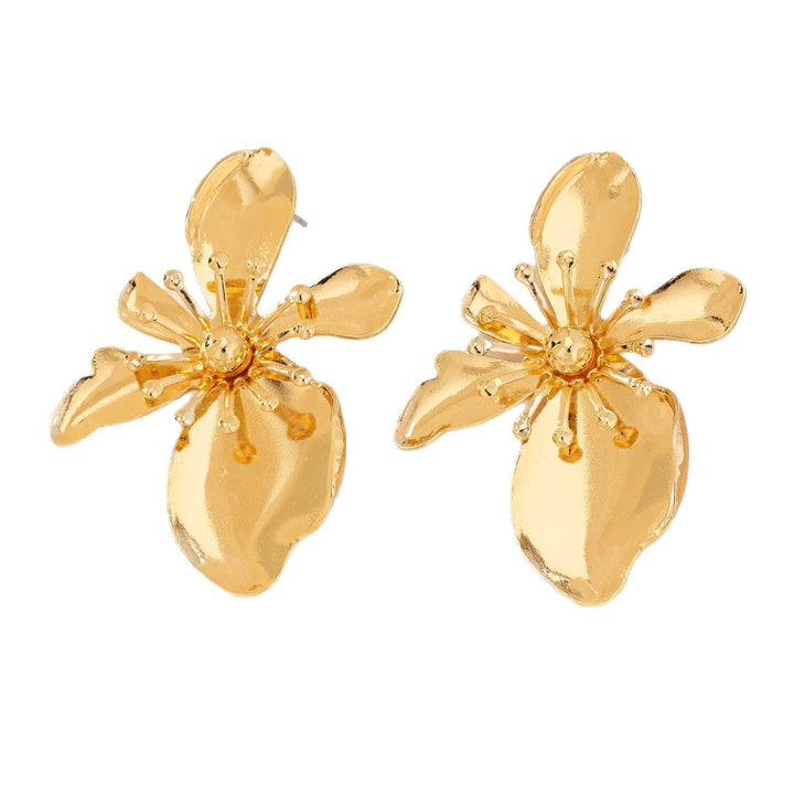Ladies earrings in artistic flower design Nin Boutique