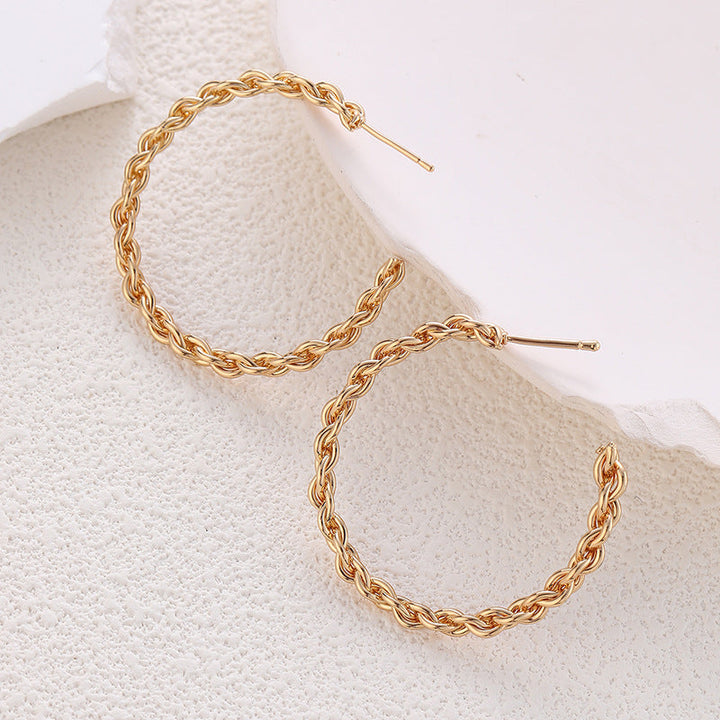 Women delicate and elegant hoops made from high-quality material Nin Boutique