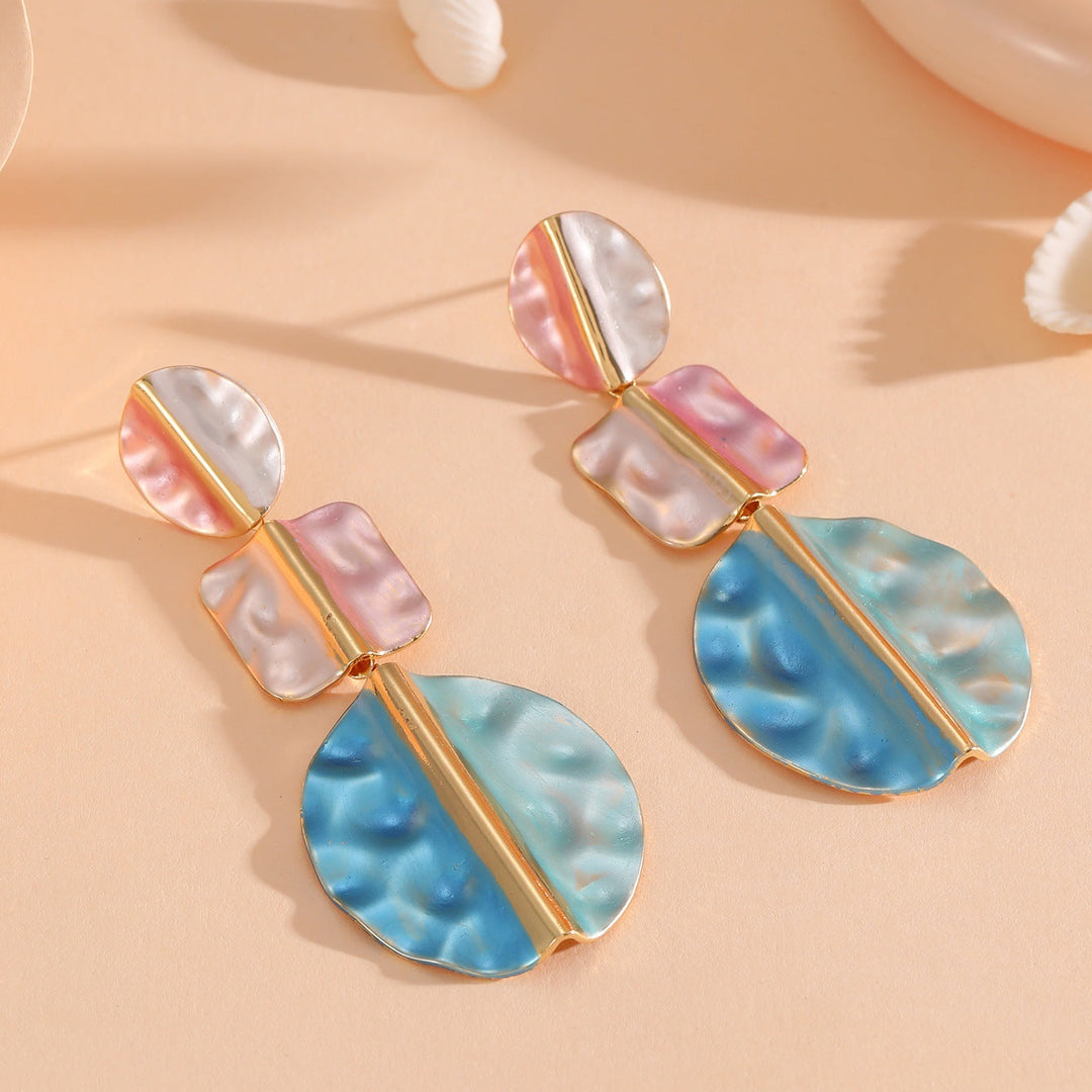 Women's earrings with modern, colorful design Nin Boutique