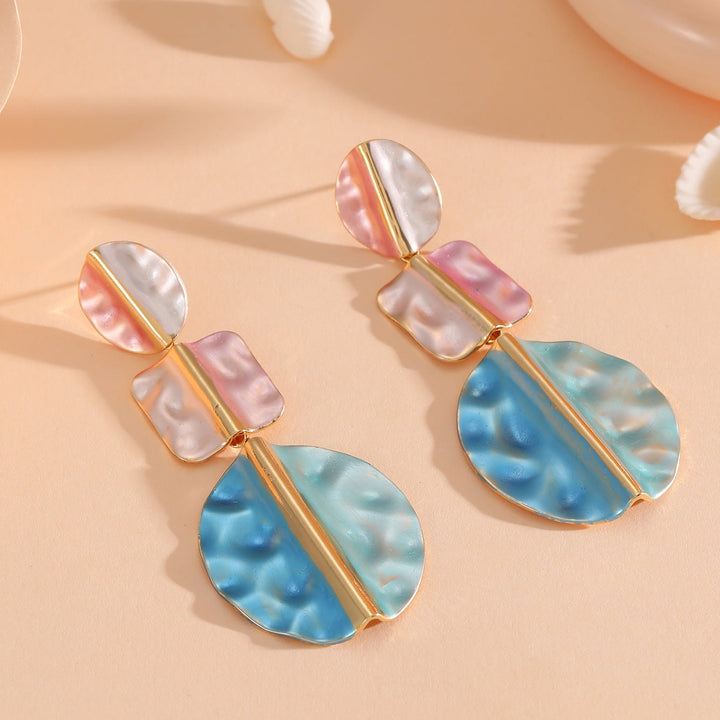 Women's earrings with modern, colorful design Nin Boutique