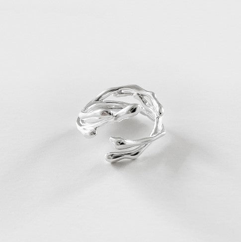 Women's Open Ring with Artistic Branch Design Nin Boutique