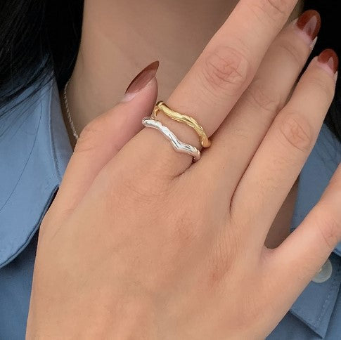 Women's open ring with elegant, decorative design Nin Boutique