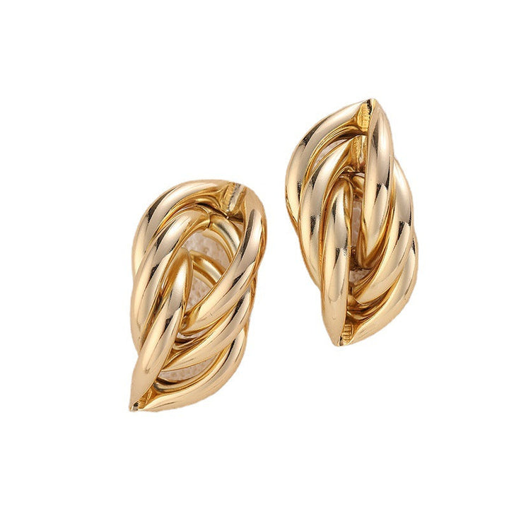 Women's earrings with elegant twisted design Nin Boutique
