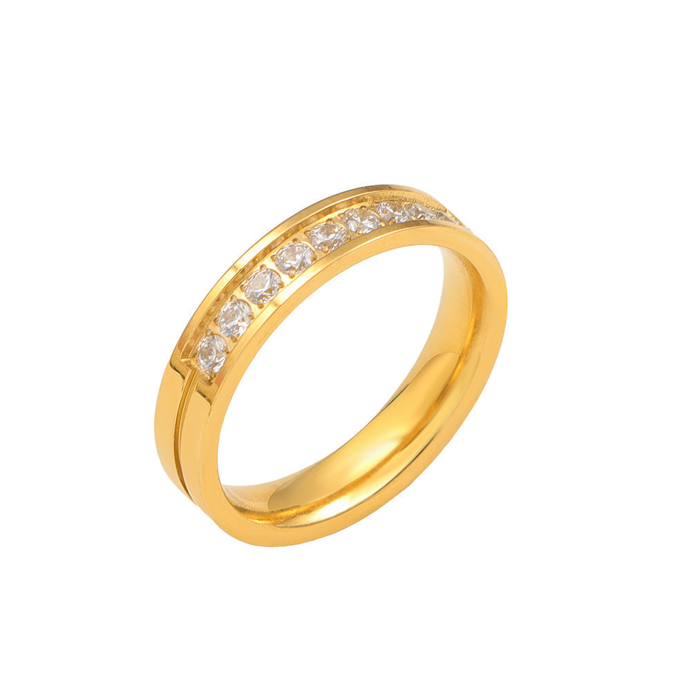 Women's Ring with elegant zirconia embellishment Nin Boutique