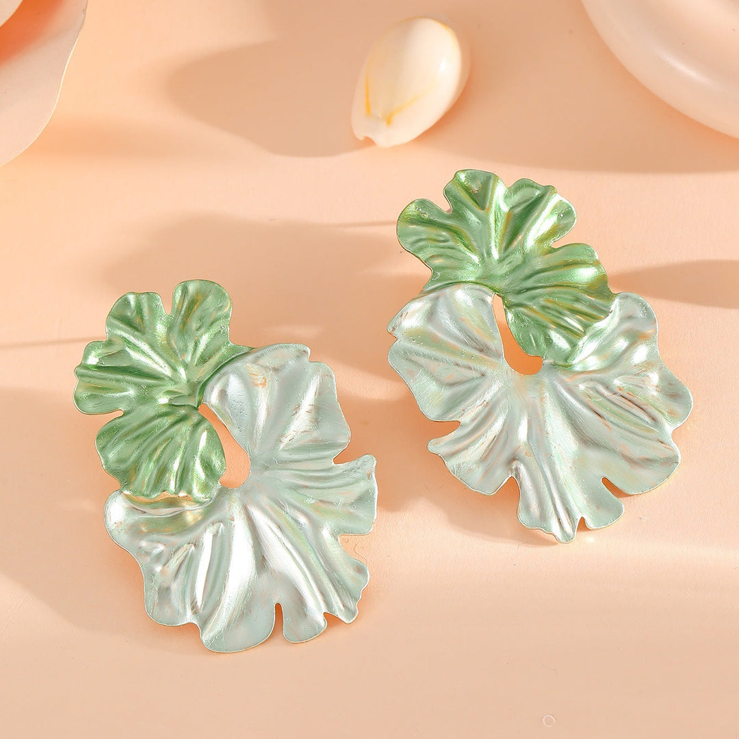 Women's earrings in floral-aesthetic design Nin Boutique