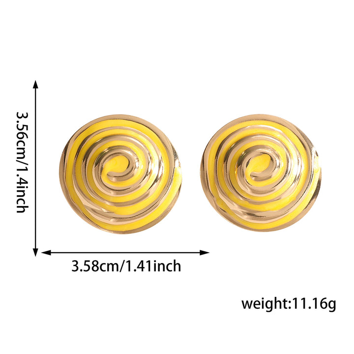 Women's earrings in elegant spiral design Nin Boutique