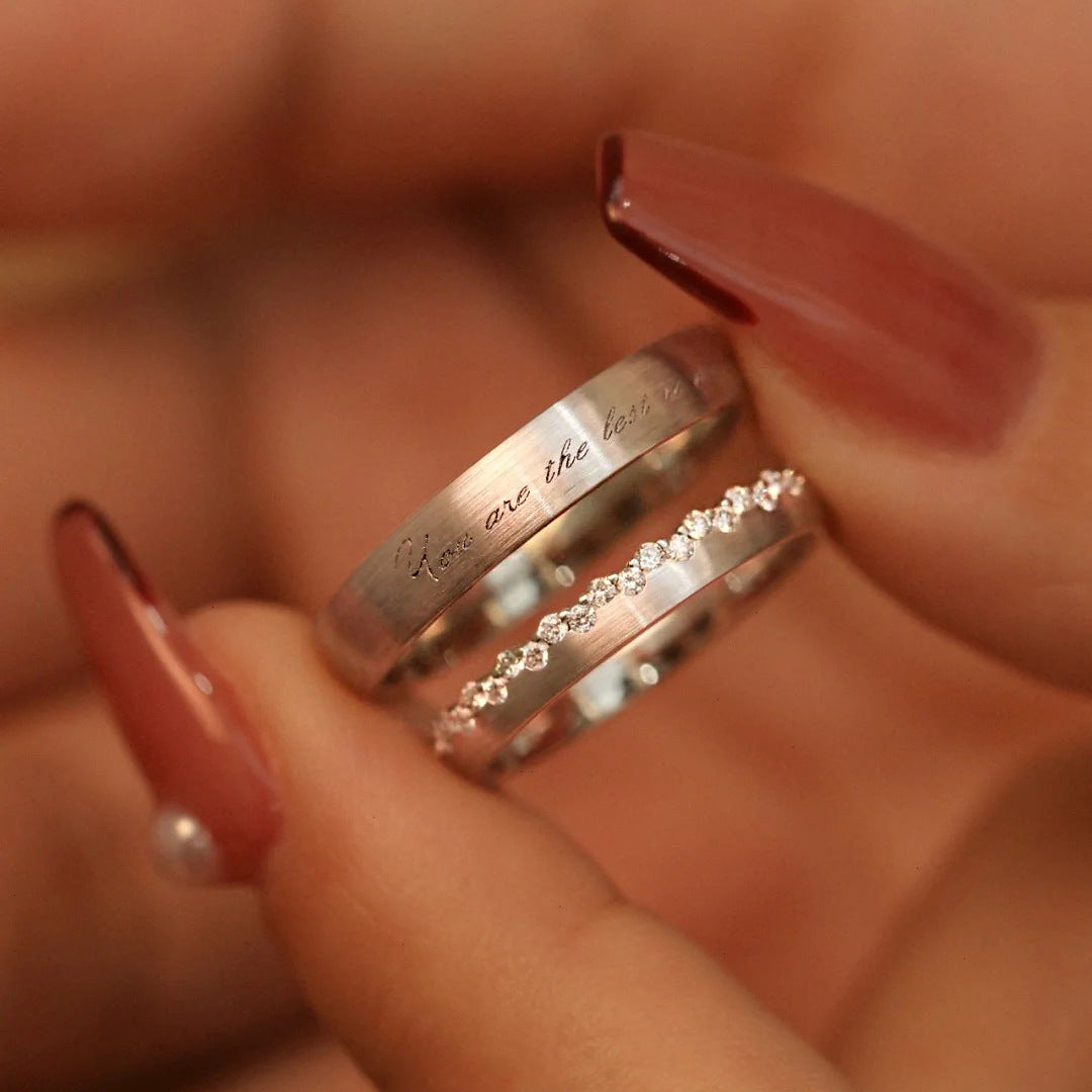 Women's ring with inspiring engraving and elegant design Nin Boutique