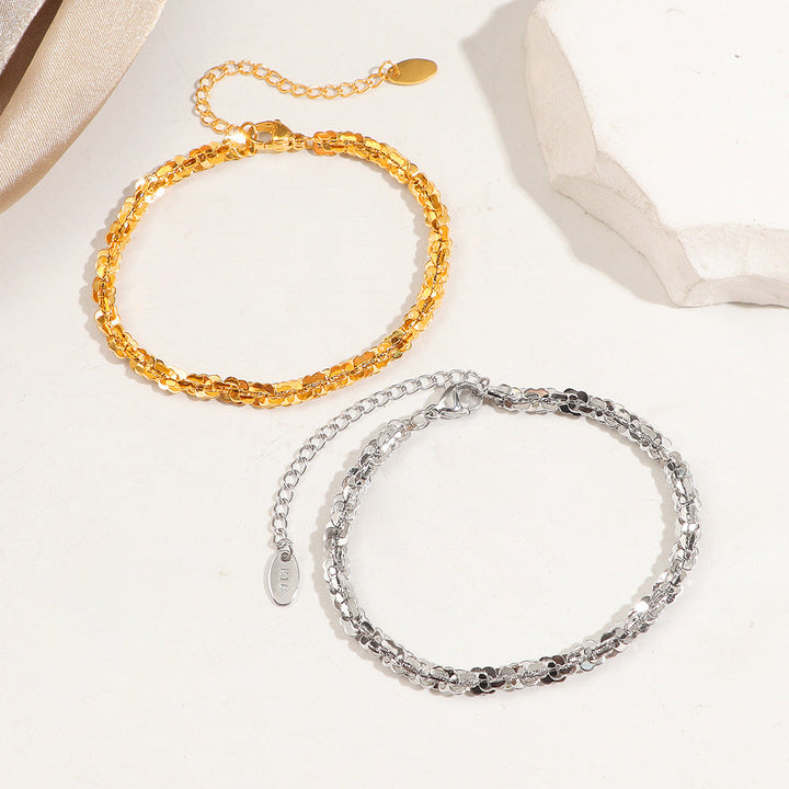 Women's Sparkling Chain Ankle Bracelet Nin Boutique