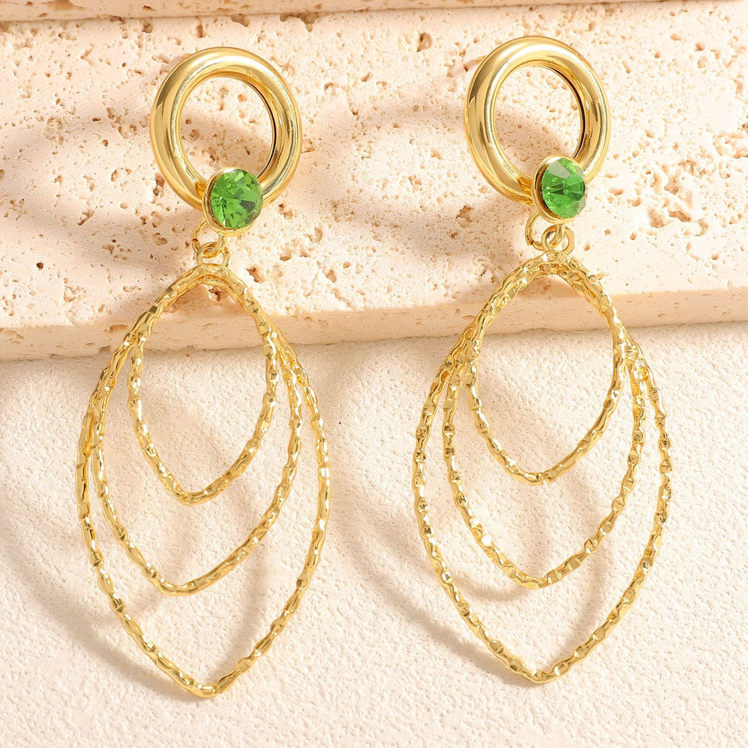 Women’s earrings with luxurious, layered design Nin Boutique