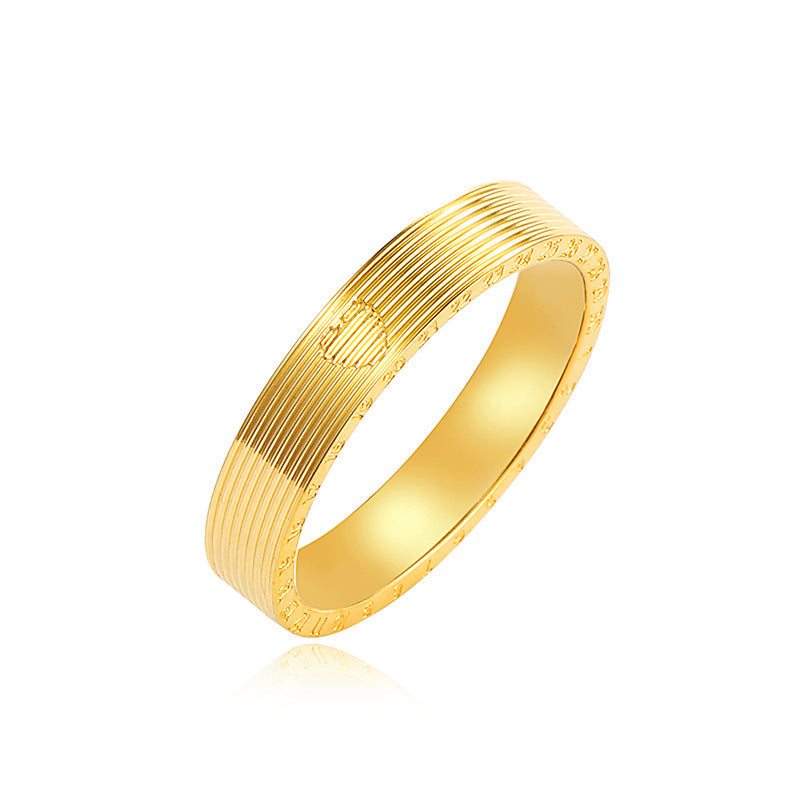 Ladies stylish ring with textured design Nin Boutique
