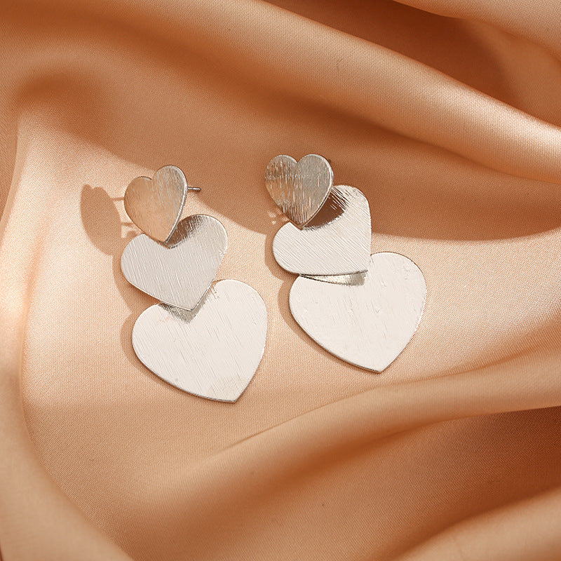 Women's earrings with layered star design Nin Boutique