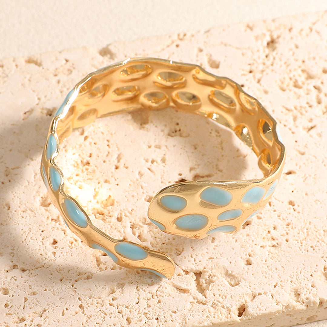 Women Open Bangle in Elegant Snake Design Nin Boutique