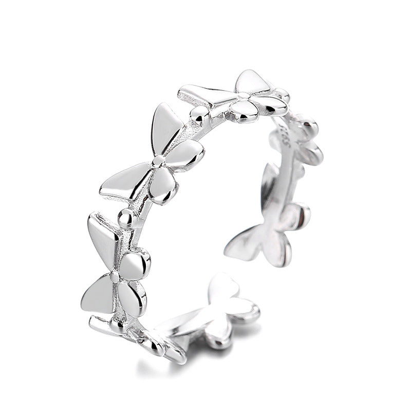 Women's ring with filigree butterfly design Nin Boutique