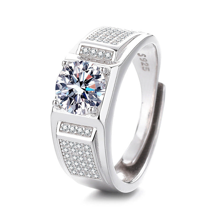 Women’s ring with sparkling zirconia accent and modern design Nin Boutique