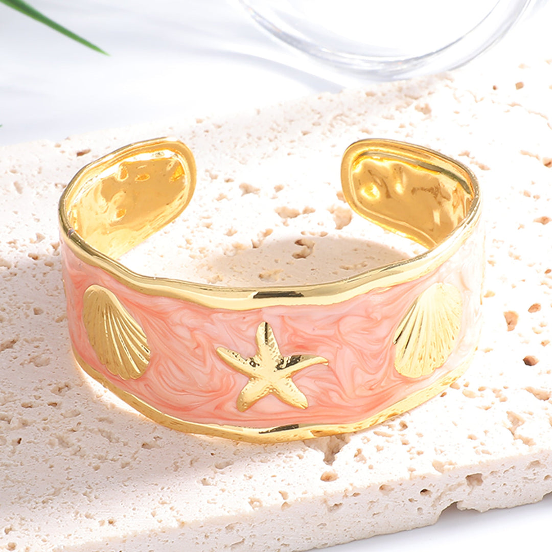 Women’s bracelet with maritime shell and starfish design Nin Boutique