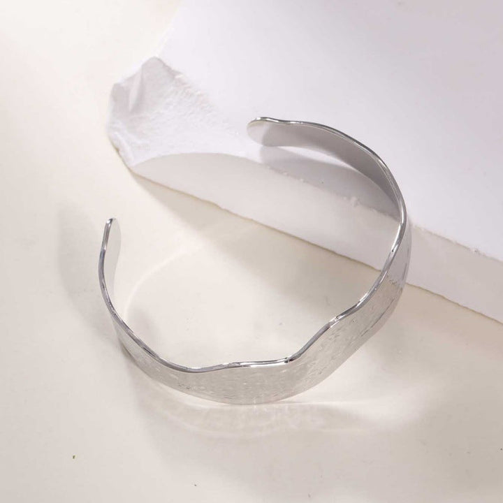 Women Open Bangle in Modern Bamboo Design Nin Boutique