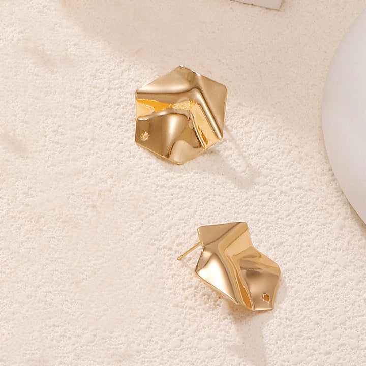Ladies earrings in artistic face design Nin Boutique
