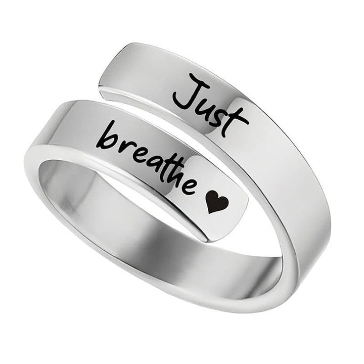 Women’s Motivational Ring with Inspiring Engravings Nin Boutique