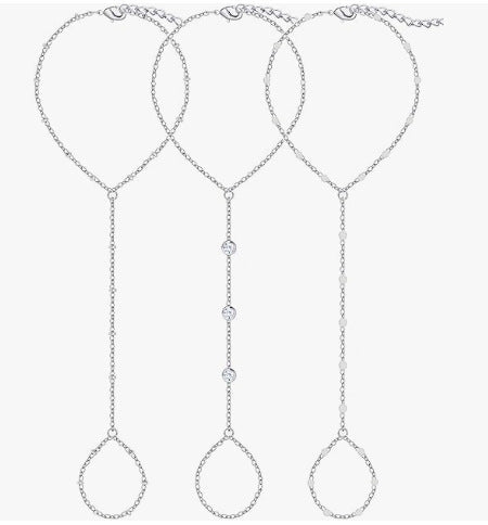 Women’s anklet with sparkling zirconia details and delicate design Nin Boutique