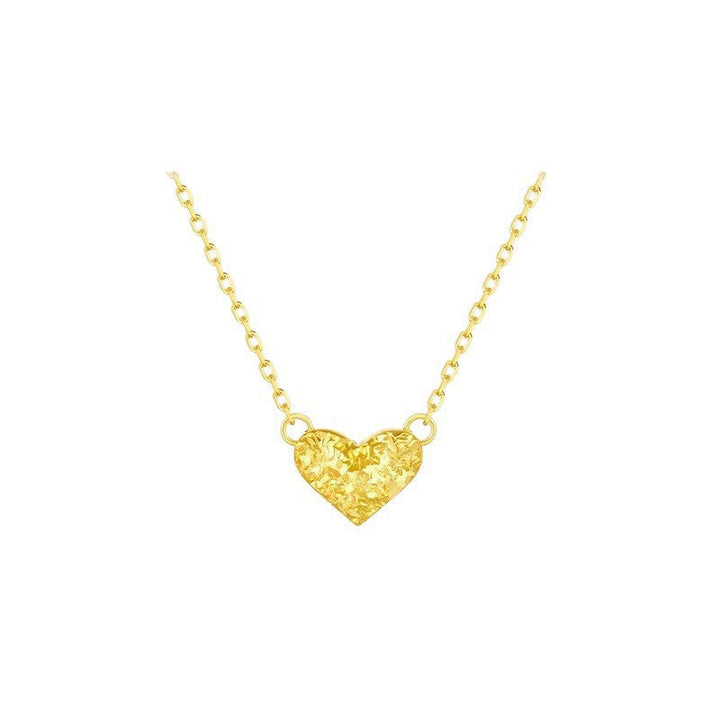 Ladies necklace with sparkling heart pendant made of high-quality stainless steel Nin Boutique