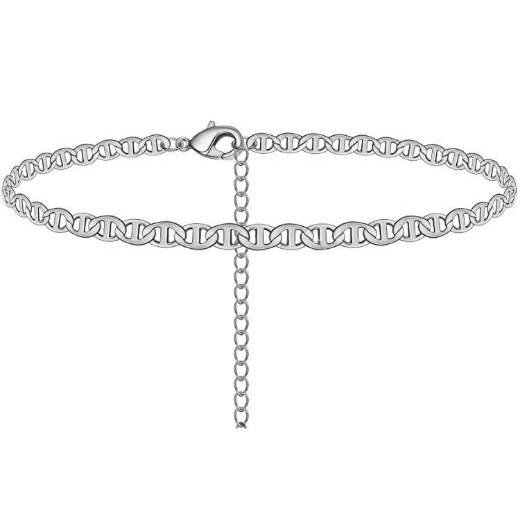 Women's elegant anklet made of high-quality stainless steel with delicate design Nin Boutique