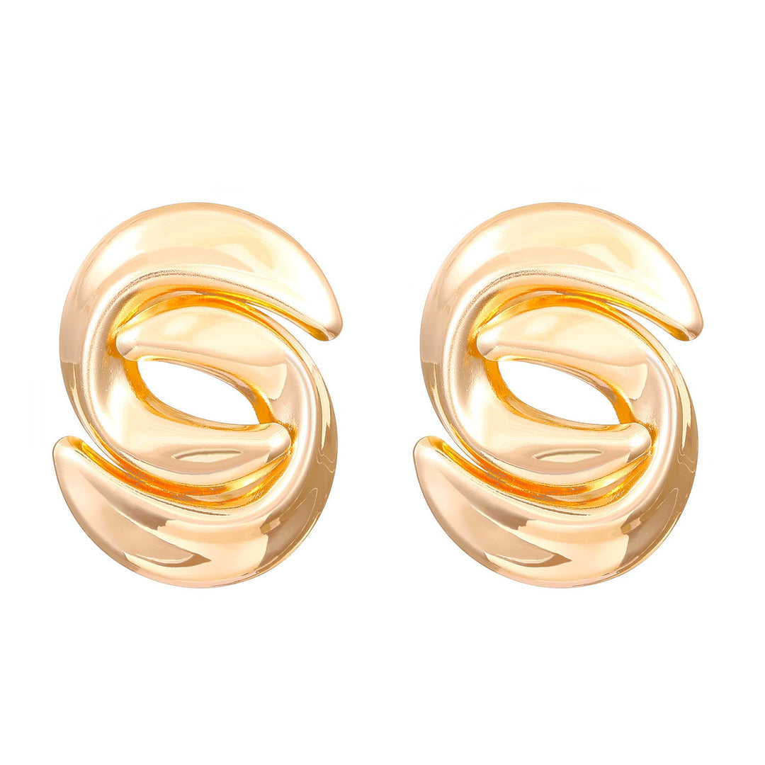 Ladies earrings with elegant, curved design Nin Boutique 1784077352