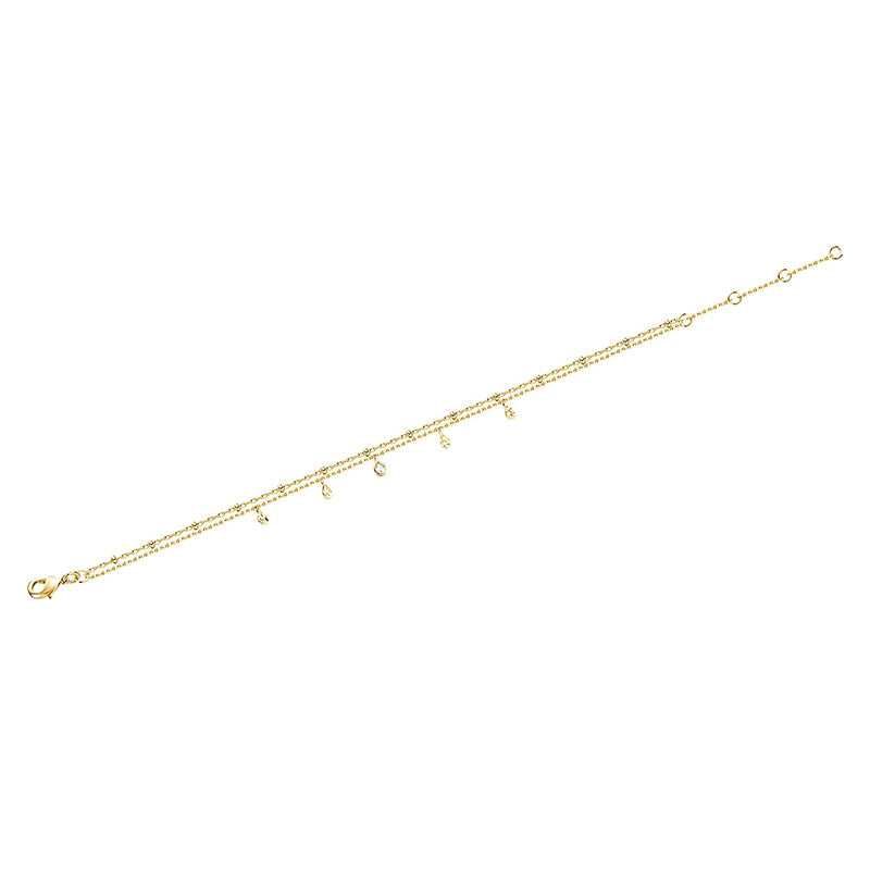 Women’s ankle bracelet with sparkling drops and delicate design Nin Boutique