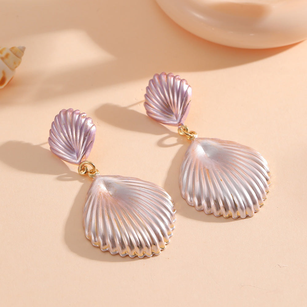 Women's earrings in maritime shell design Nin Boutique