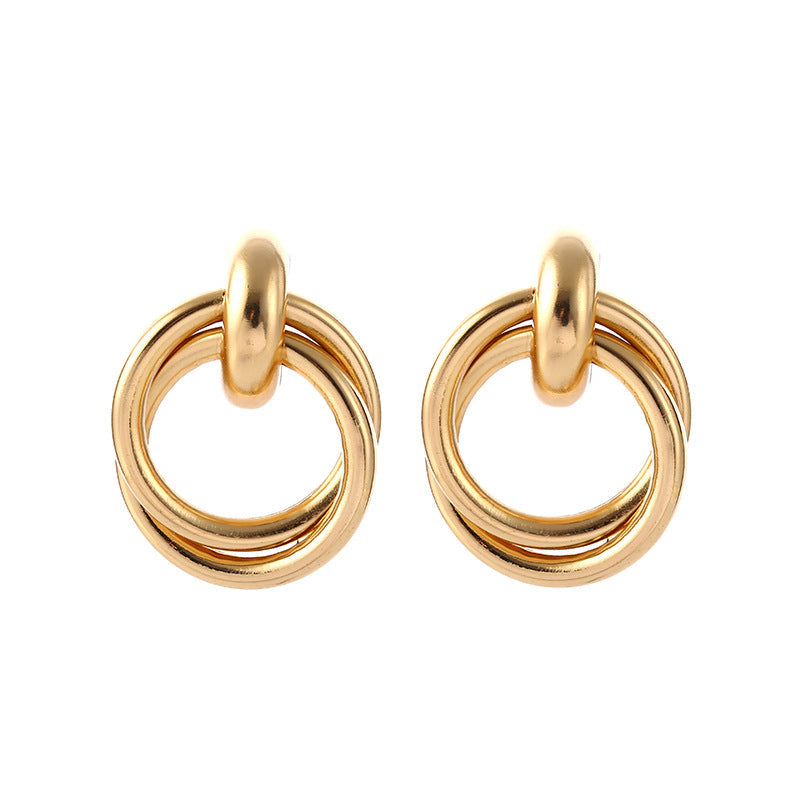 Women's earrings with artistic knot design Nin Boutique