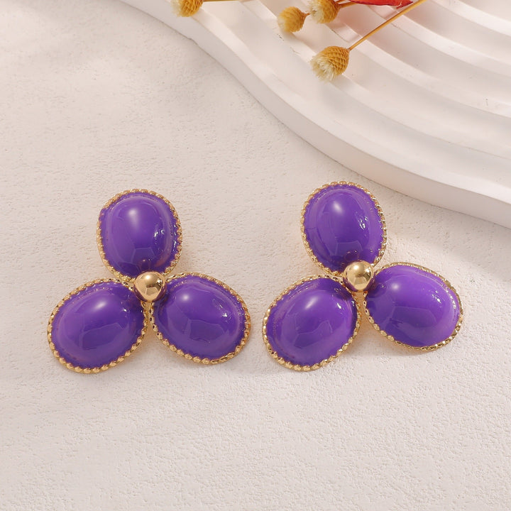 Women's earrings in stylish flower design Nin Boutique