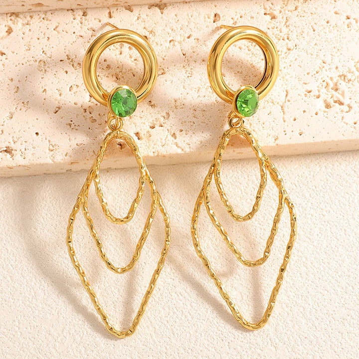 Women's earrings with elegant, shimmering design Nin Boutique