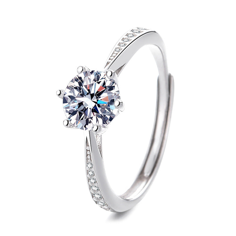 Women’s engagement ring with sparkling zircon Nin Boutique