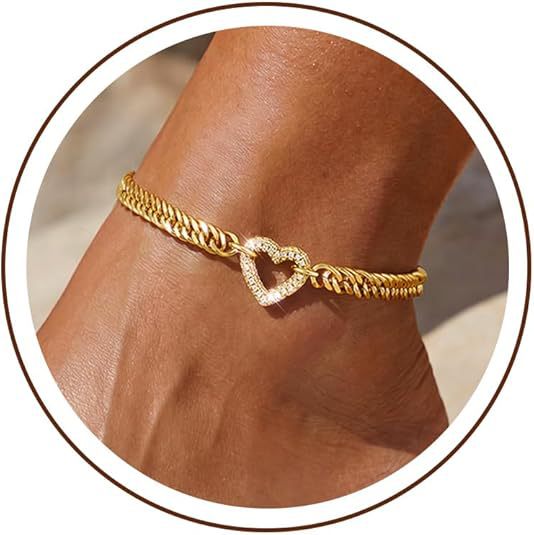 Women's Anklet with Maritime Star Pendant and Pearl Accent Nin Boutique