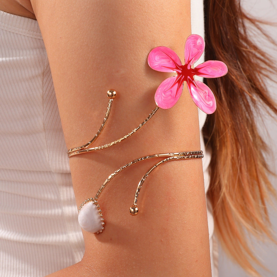 Women's bangle with magnificent floral design Nin Boutique