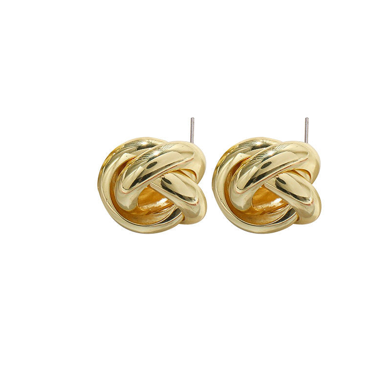 Women's earrings with elegant knot design Nin Boutique