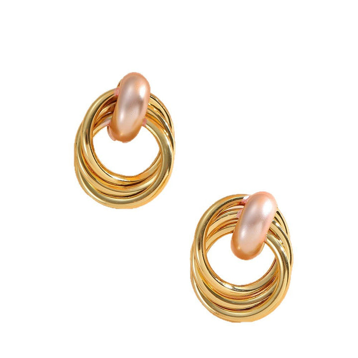 Women's earrings with elegant, layered design Nin Boutique