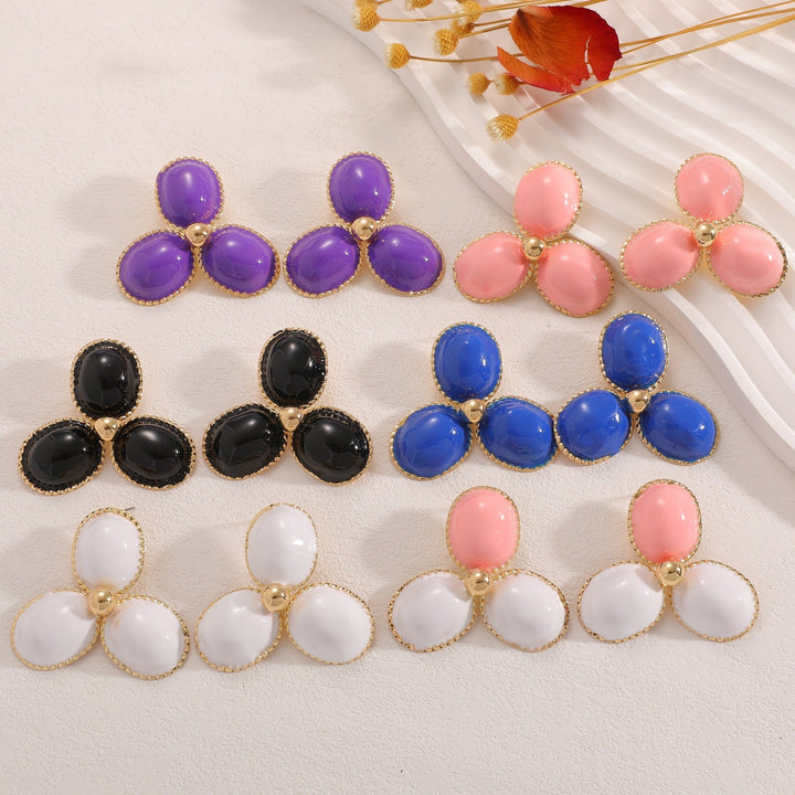 Women's earrings in stylish flower design Nin Boutique