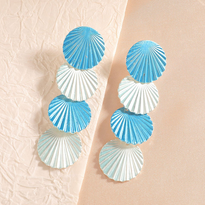 Women's earrings in nautical shell design Nin Boutique